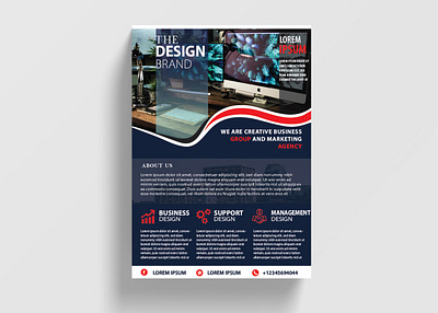 Flyer business flyer corporate digital design flyer graphic design marketing modern flyer poster print media