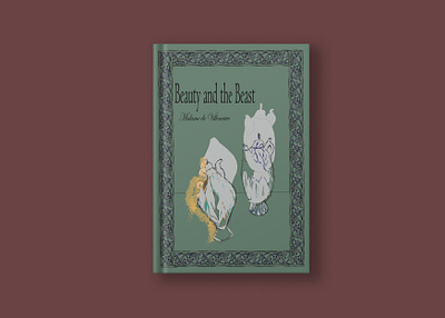 Fairytale art book colour cover design illustration vector