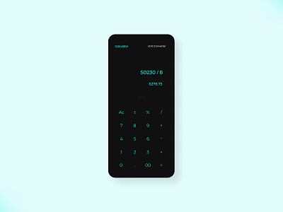 CALCULATOR #dailyui app design figma interface ui uidesign uiux ux