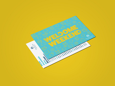 Welcome Weekend Campaign - George Fox University branding design flat illustration illustrator typography vector