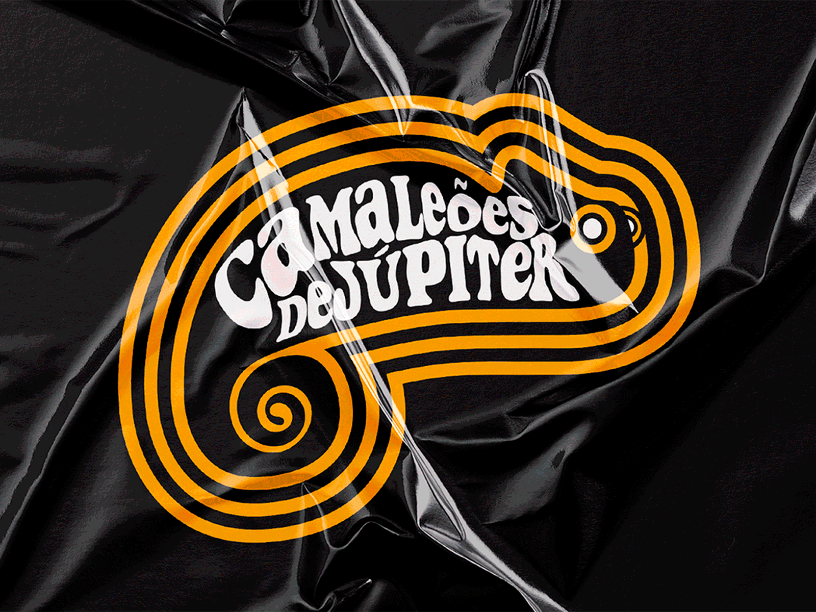 Camaleões de Júpiter Logo band branding chameleon design graphic design iconic illustration logo rock symbol