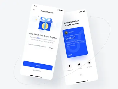 Referral Rewards design illustration logo ui ux 向量 图标 应用 设计
