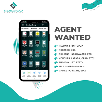 Mobile App Social Media Marketing app branding design