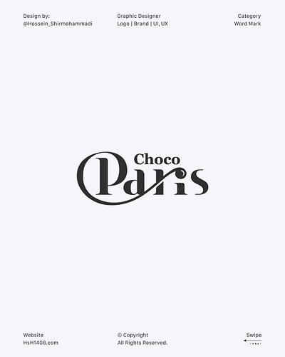 Choco Paris Logotype logoconcepts