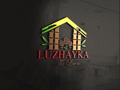 Luzhayka Bamboo Restaurant ( logo design ) brand design branding design graphic design illustration logo logodesign ui ux vector