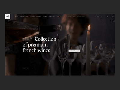 Wine Store ✦ UX/UI design design ecommerce eshop ui ux wine