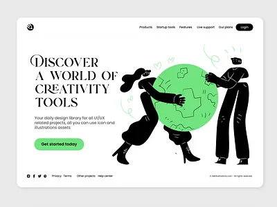 Shadow illustrations Web UI app black branding character contrast creative figma flat globe illustration people puppet shadow solid support team ui vector website world