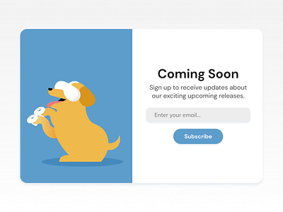 VR Product Pop-Up/Overlay | DailyUI #016 ad dailyui design dog illustration overlay pop up subscribe ui