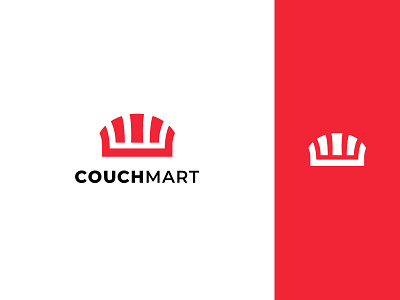 COUCH MART Logo Design app icon app logo branding couch design icon illustration logo logo design minimalist logo typography ui