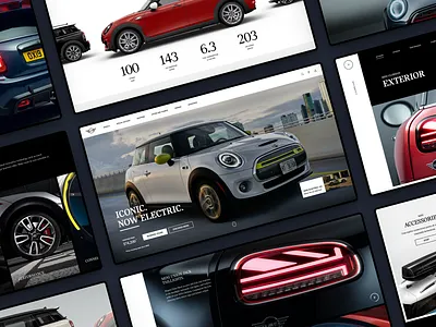 MINI Australia and New Zealand Website auto automobile bmw mini car car landing car website cars clean landing page mini mini car minimal ui ux website