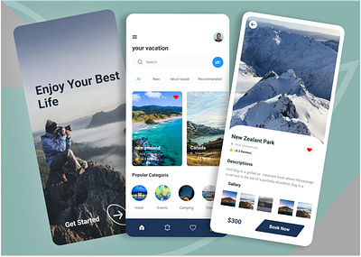 Travel App app mobile app design mobile deign mobile ui popular popular app popular short top app tour travel travel agency travel app traveling vacation