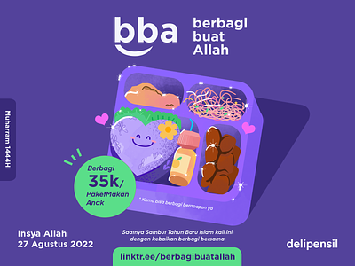BBA - Illustration Bento Love Food bba charity child illustration kids