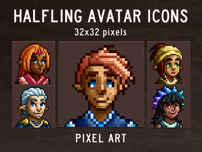 Fantasy 32x32 Icons Pixel Art Collection 