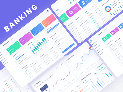 Banking App Dashboard With main file banking banking app dashboard financial uiux