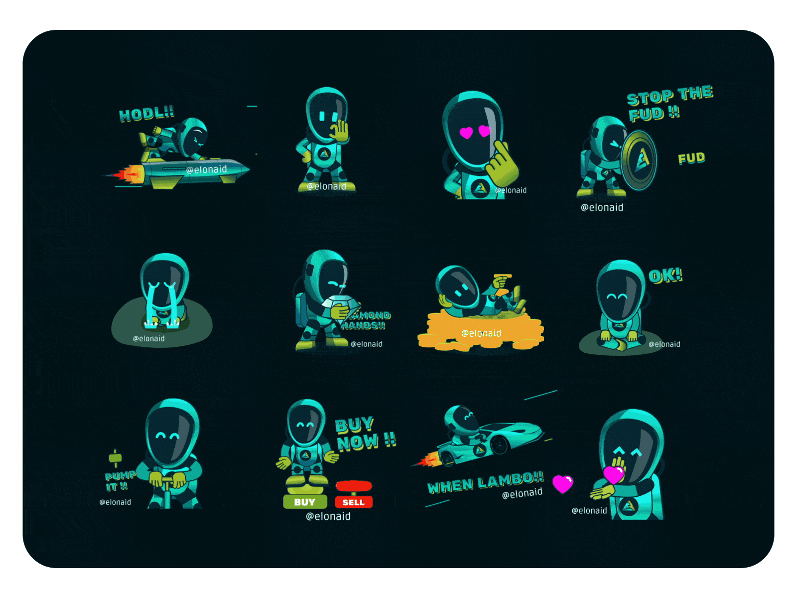 Example of Animated Telegram Stickers