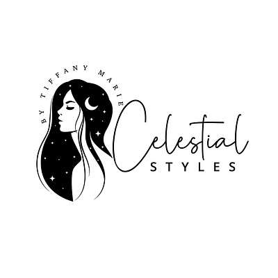 Celestial styles logo design branding design graphic design illustration logo typography vector