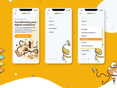CoreShare - mobile animation branding coreshare design develop figma graphic design illustration logo mobile motion graphics site ui ui design uiux ux ux design vector website wordpress