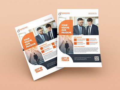 Printable Business Flyer, Corporate Flyer Template digital flyer