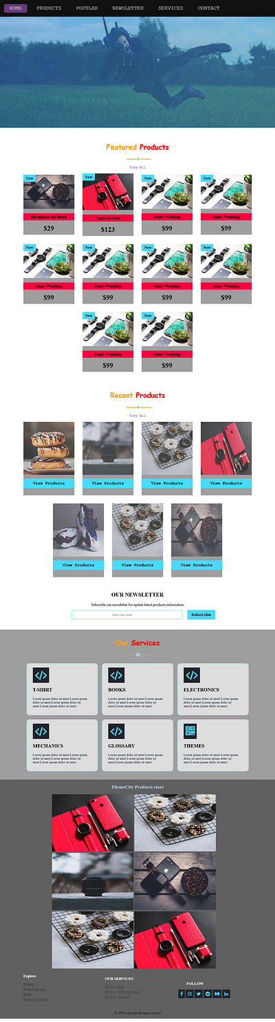E-commerce Website 3d ahmedrahat animation behance chartjs design developement developer ahmed dribbble e commerce fiverr illustration php themce themecity ui upwork web mechnism website woo commerce