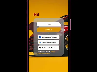 App - Login Page 3d animation branding graphic design landingpage login loginpage logo motion graphics ui