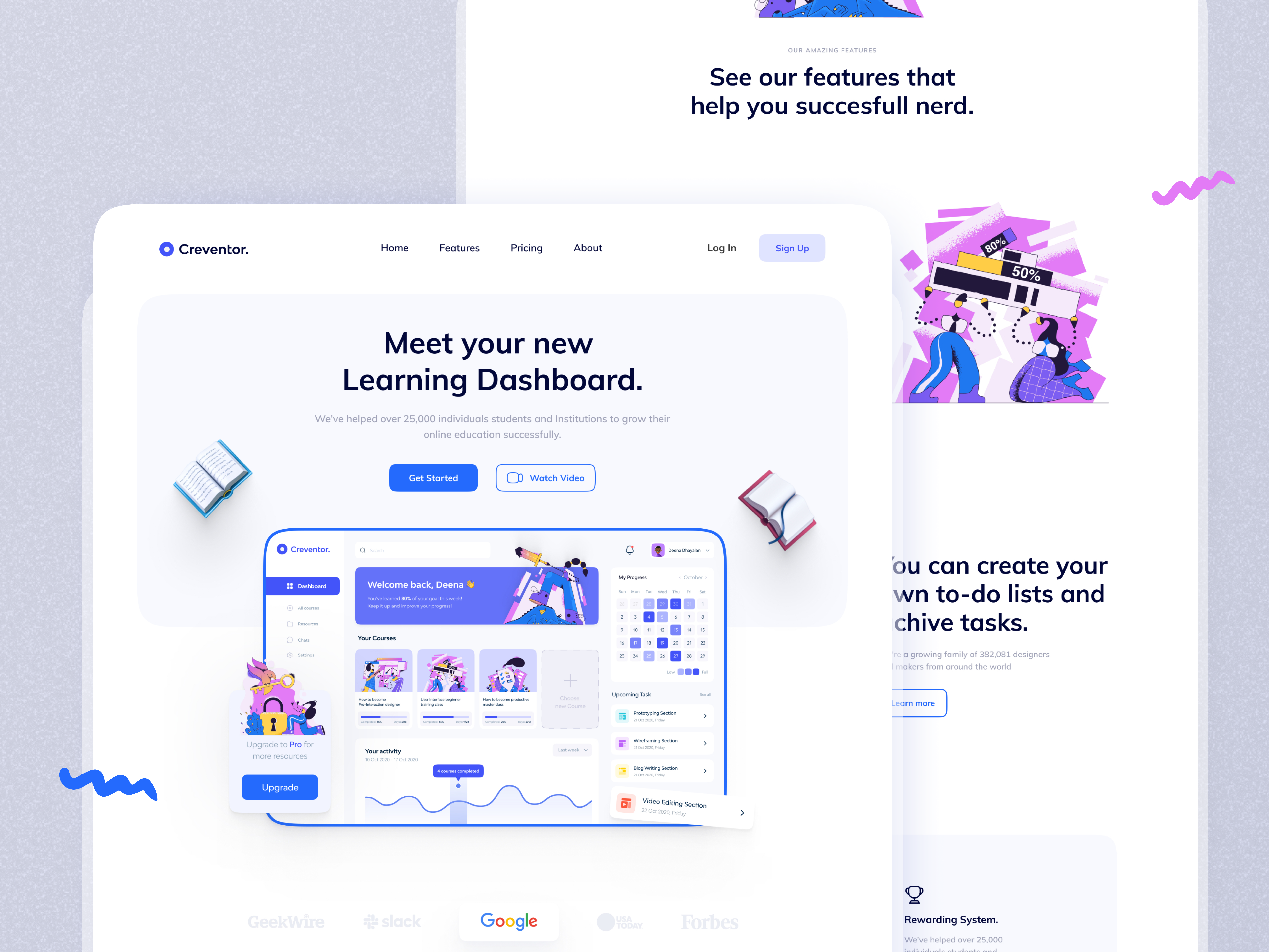 Example of Landing Page Design