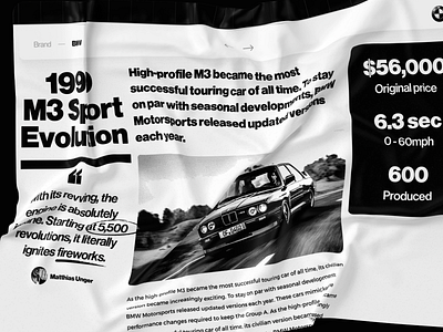 Typography website bmw simple ui web web design web designer web typography webdesign website website design