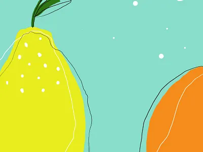 LemmonLove adobe fresco graphic design illustration lemon