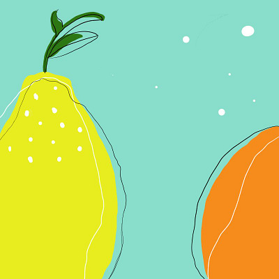 LemmonLove adobe fresco graphic design illustration lemon