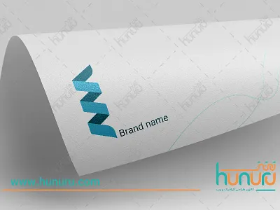 Logo farsi hunuru illustration logo persian