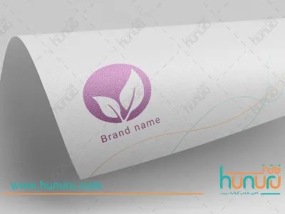 Logo farsi hunuru illustration logo persian