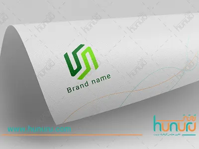 Logo farsi hunuru illustration logo persian