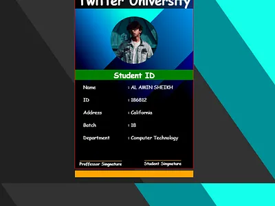 Student ID 3d ahmedrahat angular animation chartjs design developer express graphic design illustration interactive design laravel logo ml ms php python react ui ux