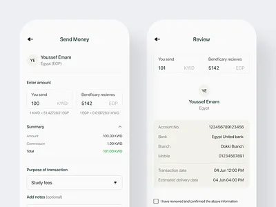 Send money screens for fintech app dailyui design figma fintech send send money