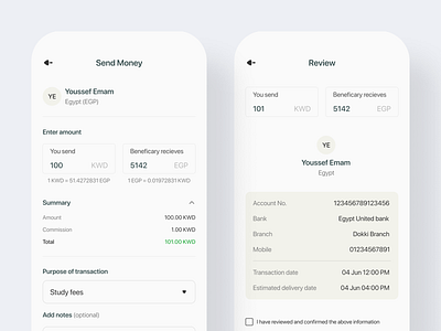 Send money screens for fintech app dailyui design figma fintech send send money