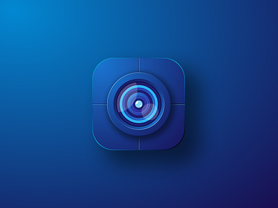 Camera Icon app brand branding camera colorful design editing icon identity illustration logo photo simple ui