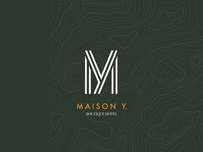Maison Y branding brandmark design graphic design identity logo logo design logodesign logomark wordmark