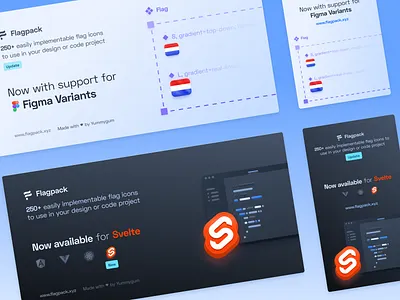 Flagpack v2 Promo Material instagram instagram stories instagram story marketing marketing material product hunt producthunt promo promotional