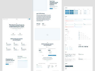 Blank Wireframe kit 🌿 application craftwork design landing product prototyping ui vector web website wireframe