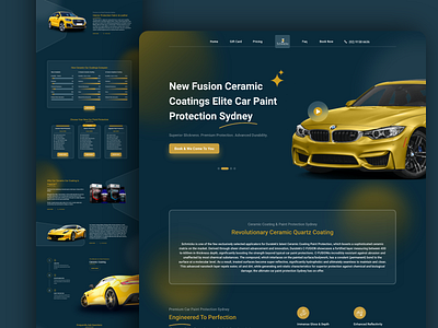 Car Oil Landing Page app appdesign bmw branding car car landing page fusion landing page minimal oil ui uidesign uiuxdesign uiweb uixanse uxweb web web car web design web oil