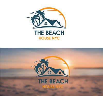 Beach Home logo logo