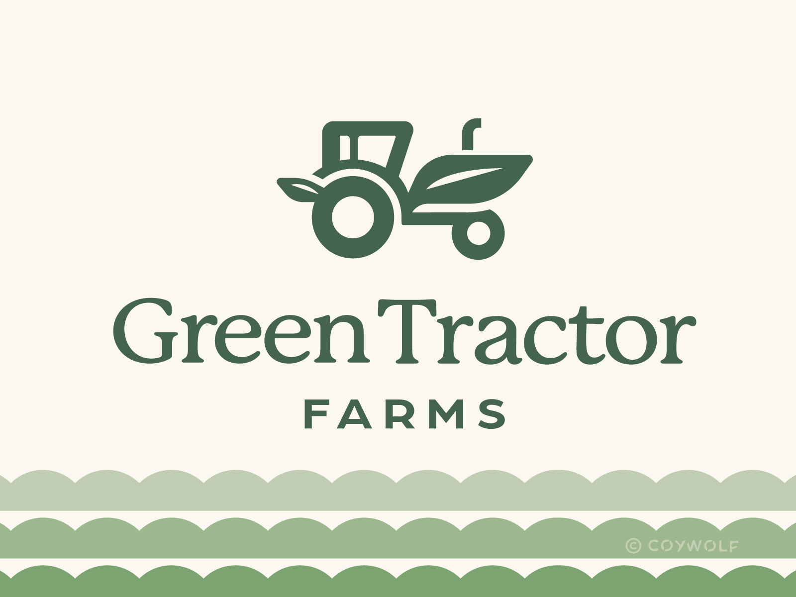 Green Tractor Farms Logo by Gregory Grigoriou on Dribbble
