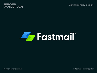 Fastmail - Logo redesign ✉️ + ⚡ blazing bolt branding creative logo email engage envelope fast fastmail interact lightning logo logo redesign mail mails message privacy speed