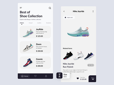 Nike App 3d animation branding design designer figmadesign graphic design illustration logo mimal motion graphics typography ui ux vector