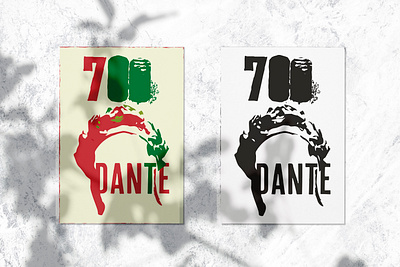 Dante 700 - Posters dante dante 700 dante alighieri design illustration posters typography vector