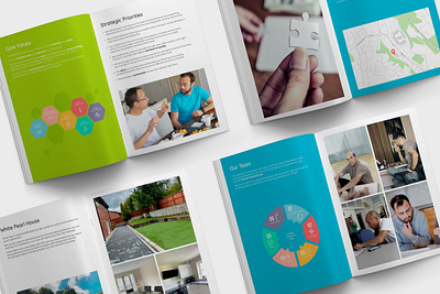 Branding for White Pearl Care autism branding graphic design logo logo design