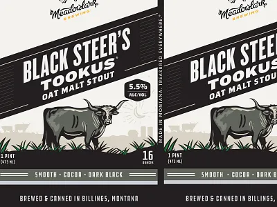 Meadowlark Brewing beer beer design brewery brewery brand can design craft beer label design packaging packaging design