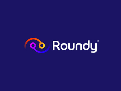 Roundy logo concept apps brand brand identity brand mark branding ellipse gradient icon logo logo design mark roundy tool