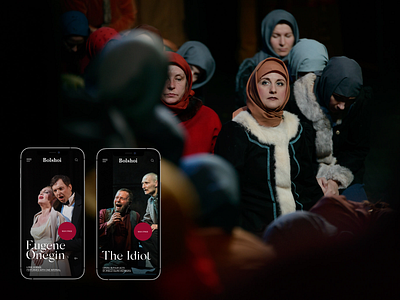 The Bolshoi Theatre #6 design minimal site theatre ui uidesign ux uxui website