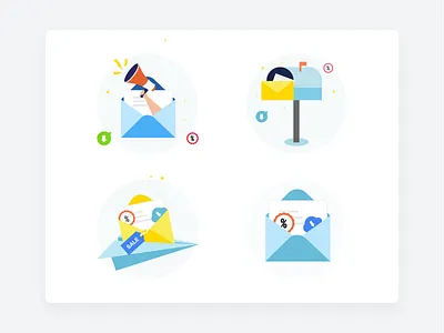 Message email graphic design illustration message subscribe subscription ui update