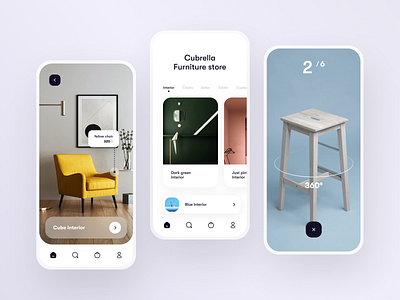 Furniture Shop App app chair chair app clean ui design furniture furniture app furniture design furniture store furniture website mobile app online shop property ui uiux ux